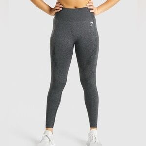Gymshark Women's Vital Seamless 2.0 Leggings Charcoal Marl Size Medium